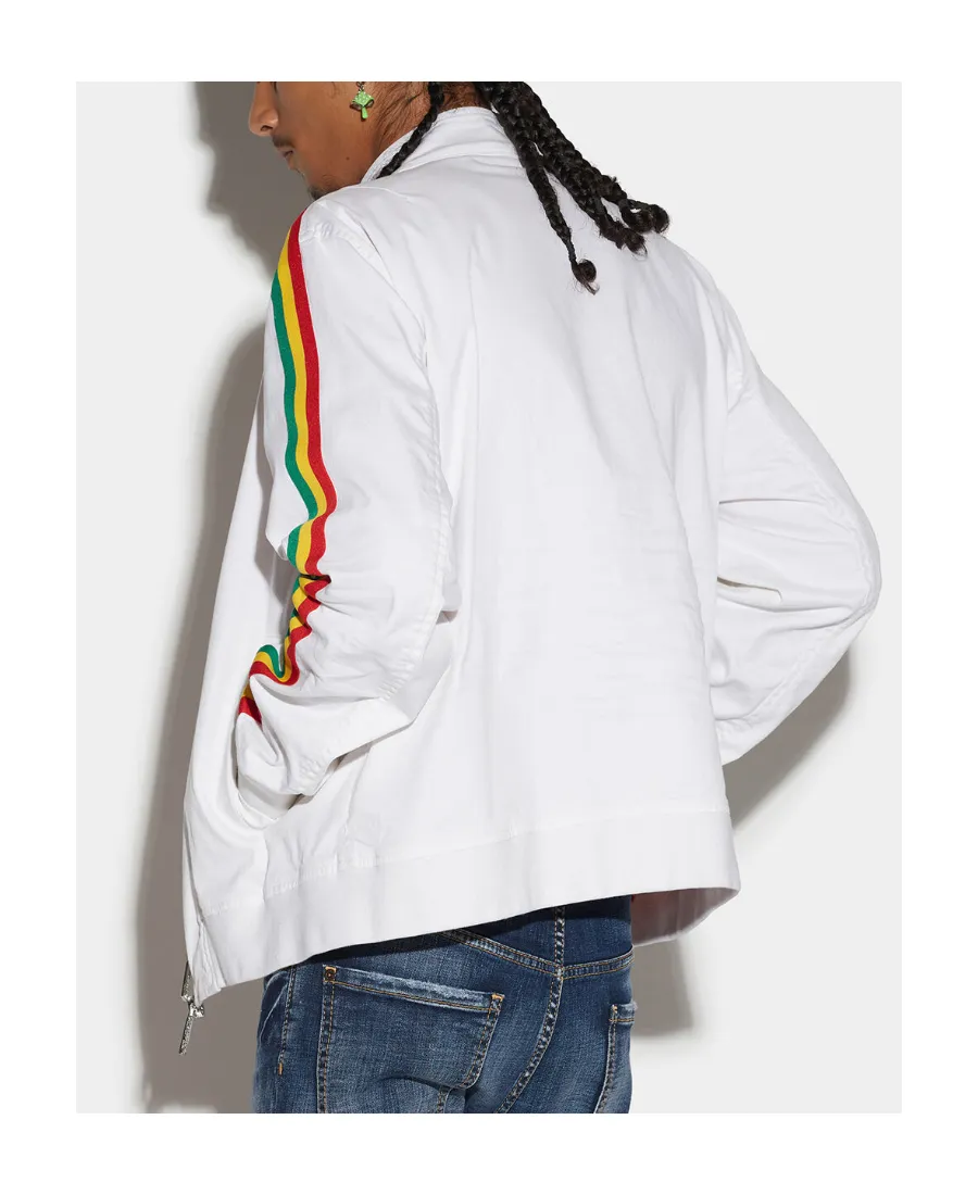 Dsquared2 Zip-Up Long-Sleeved Bomber Jacket