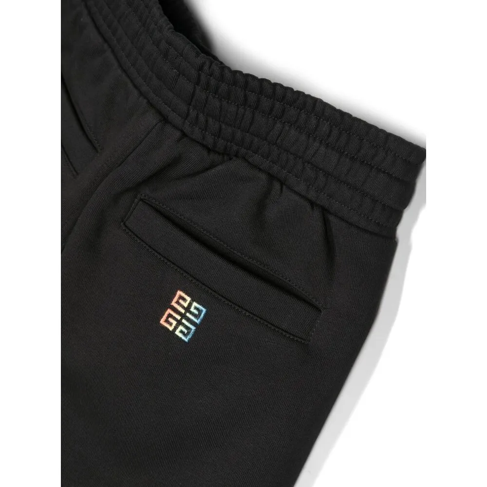 Givenchy Kids Logo Embroidered Drawstring Shorts