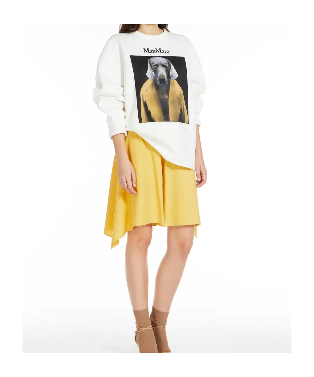 Max Mara Logo Embroidered Crewneck Sweatshirt