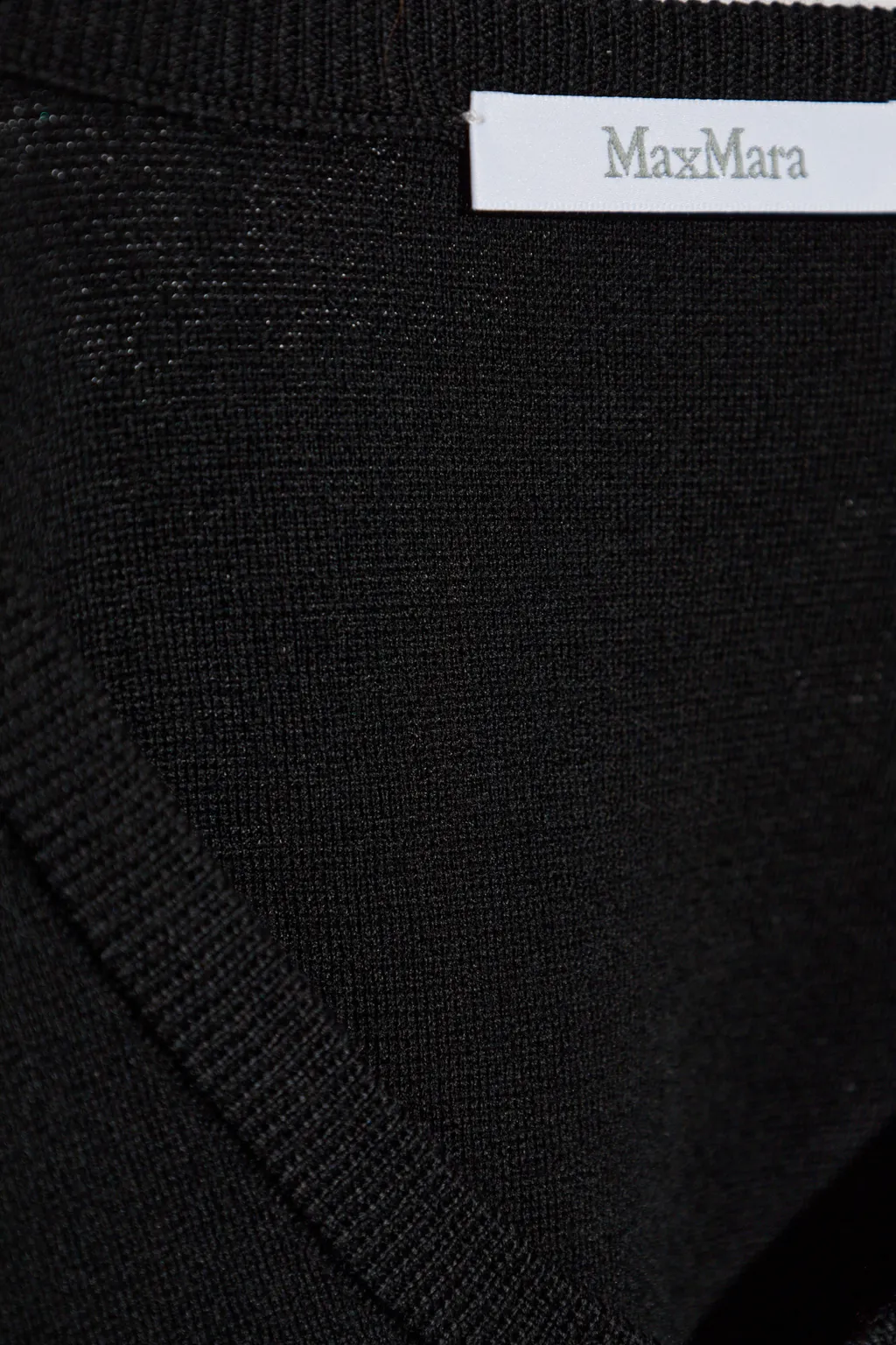 Max Mara V-Neck Long-Sleeved Jumper