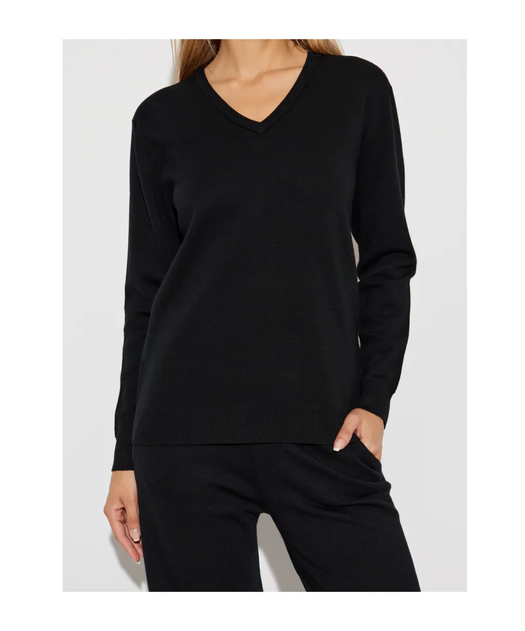 Max Mara V-Neck Long-Sleeved Jumper