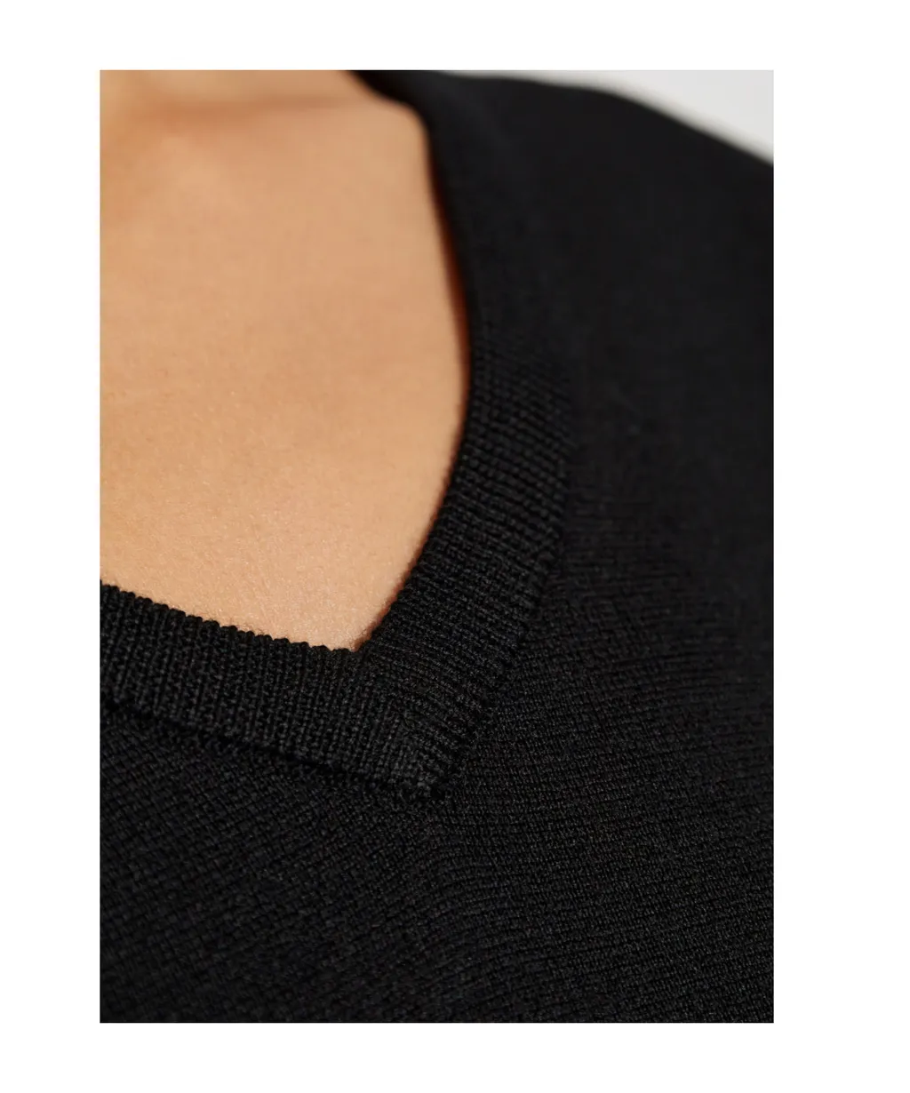 Max Mara V-Neck Long-Sleeved Jumper