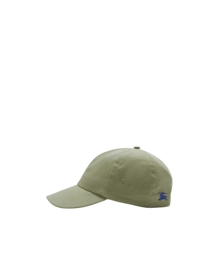 Burberry Equestrian Knight Logo Embroidered Curved-Peak Baseball Cap