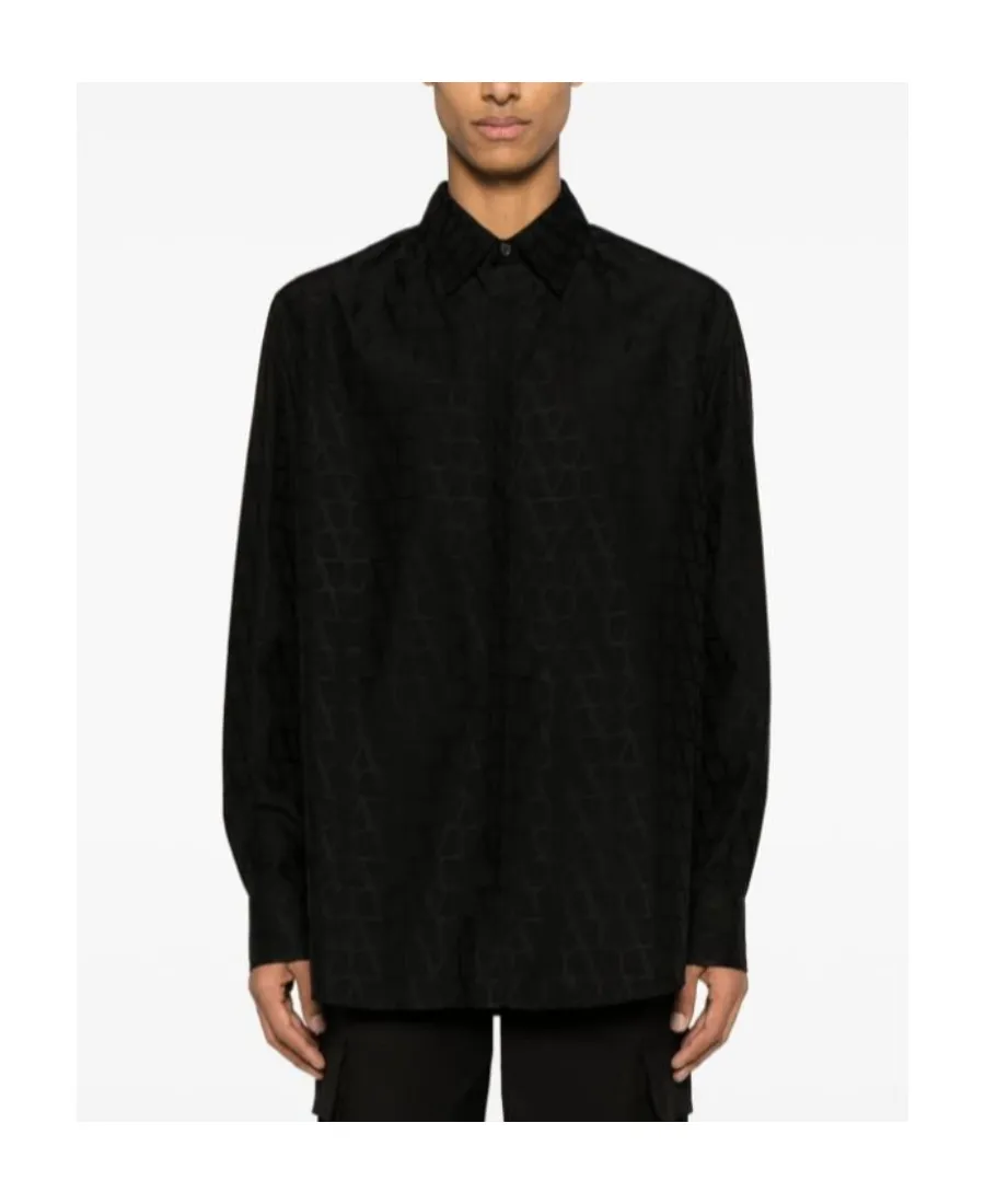 Cotton Poplin Shirt With Toile Iconographe Pattern