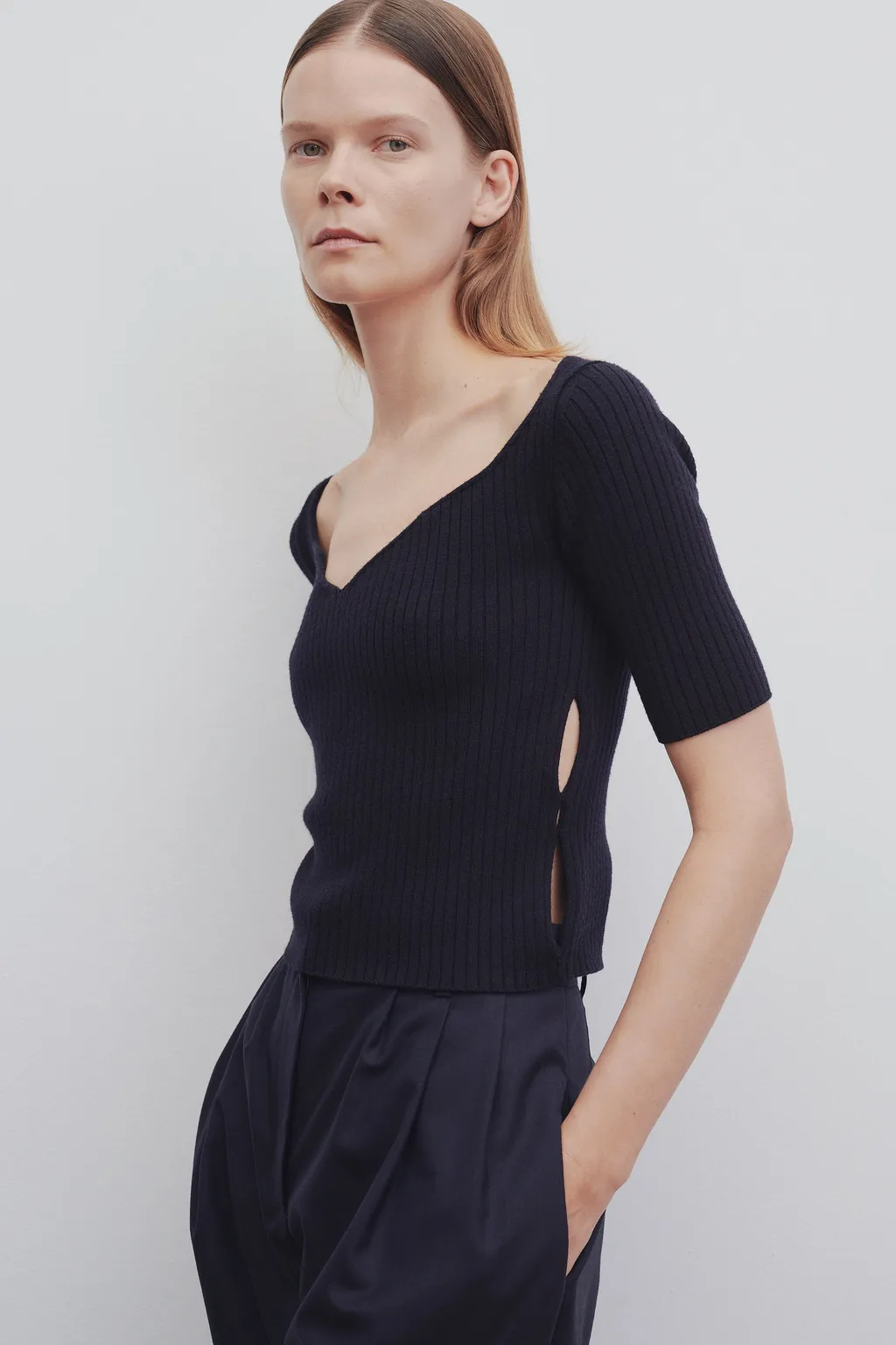 Short-Sleeved Sweater