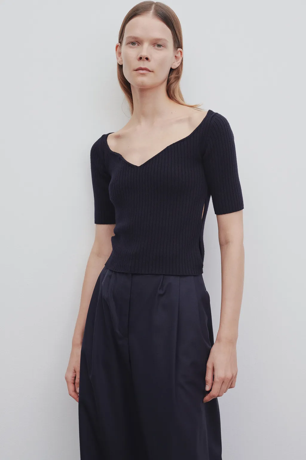 Short-Sleeved Sweater
