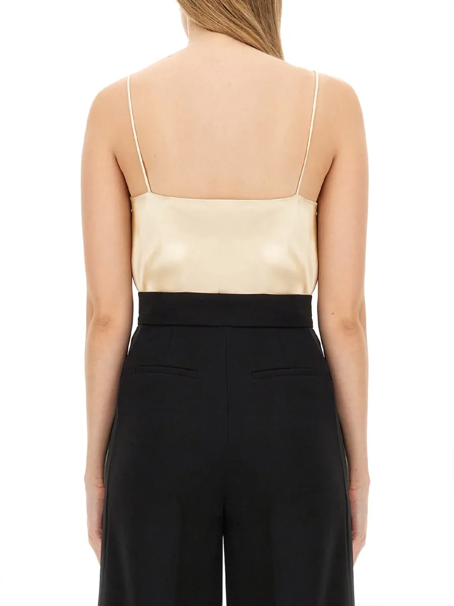 Max Mara Pianoforte Metello V-Neck Sleeveless Top