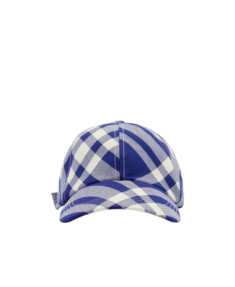 Burberry Plaid-Checked Curved-Peak Baseball Cap