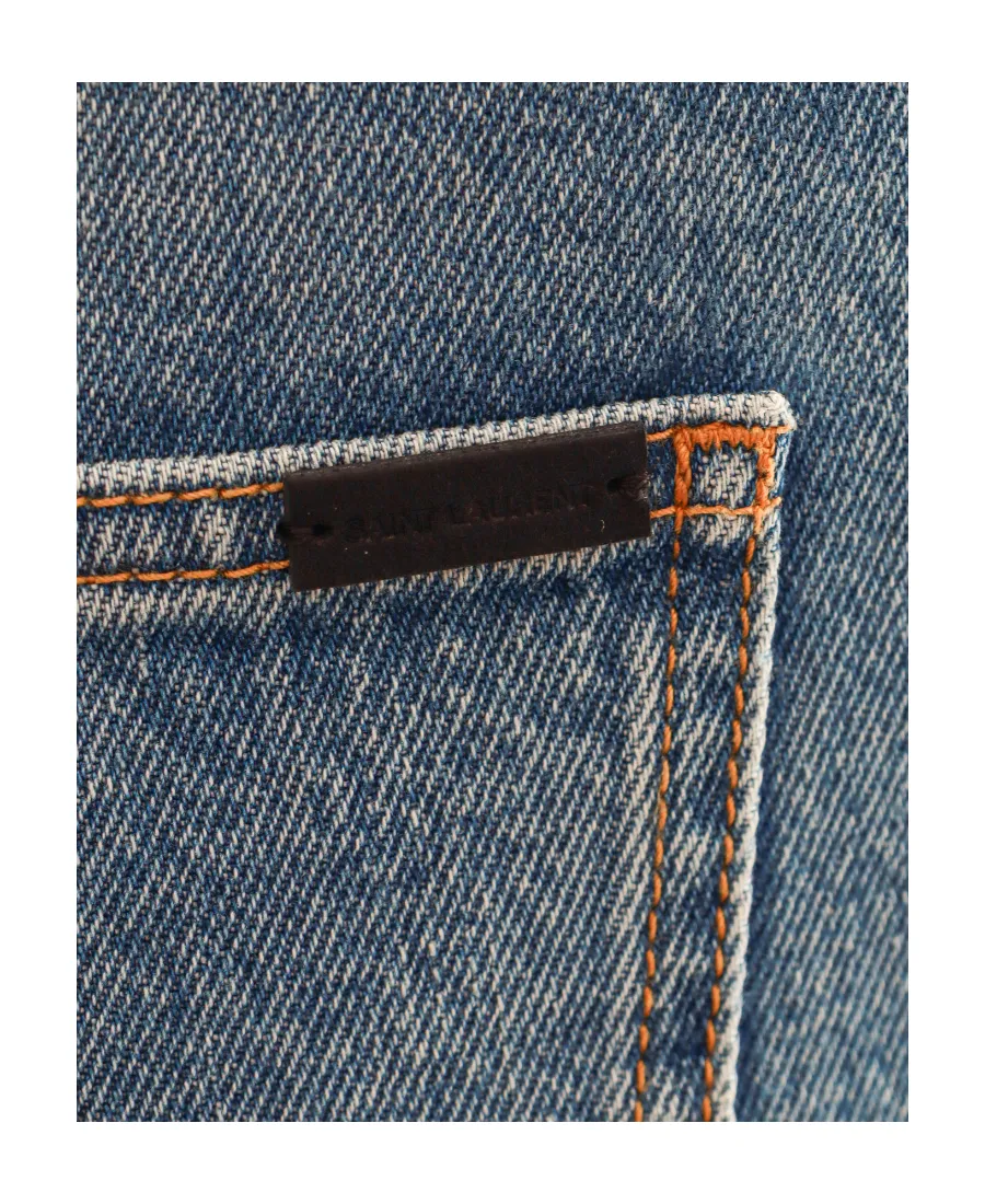 High-Rise Straight-Leg Jeans