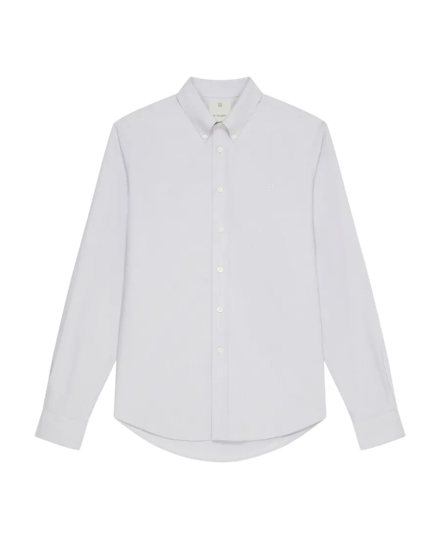 Givenchy 4G Embroidered Long-Sleeved Shirt