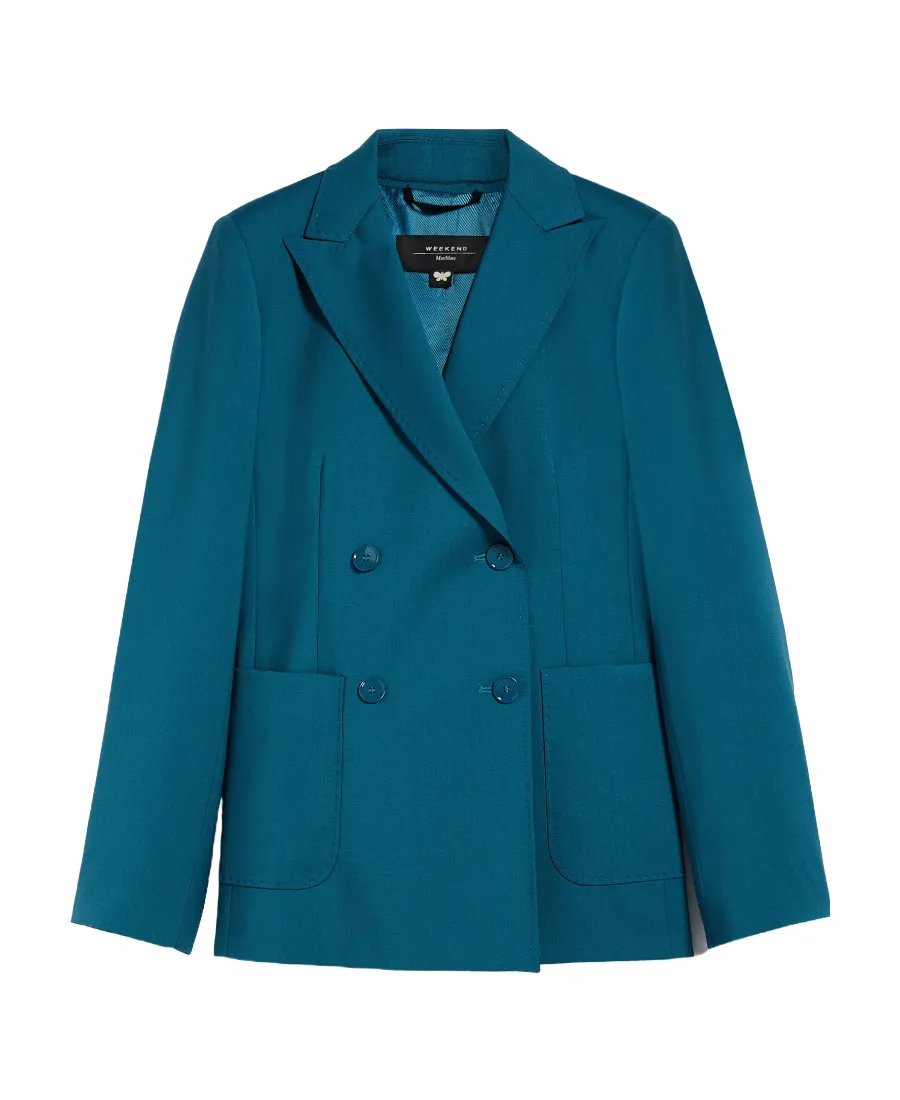 Weekend Max Mara Double-Breasted Long-Sleeved Blazer