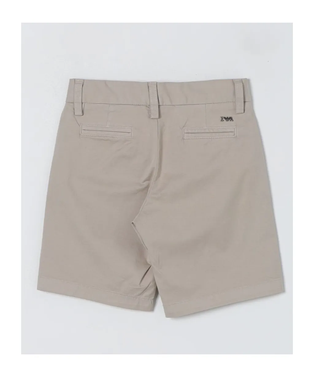 Emporio Armani Kids Logo-Plaque Bermuda Shorts