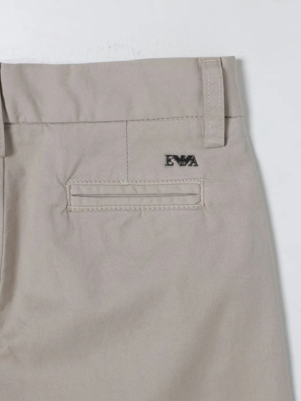 Emporio Armani Kids Logo-Plaque Bermuda Shorts