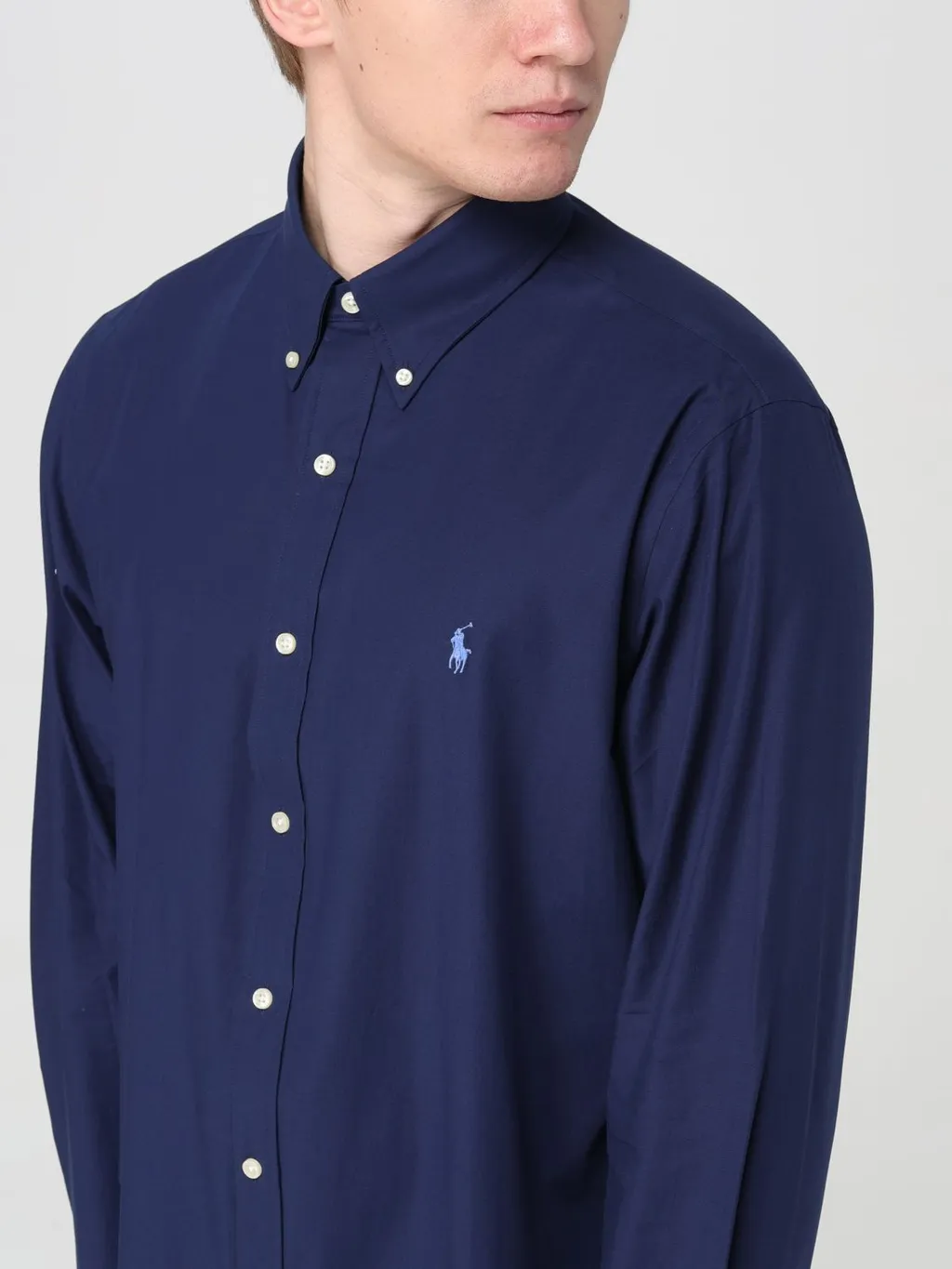 Polo Ralph Lauren Pony Embroidered Curved Hem Shirt