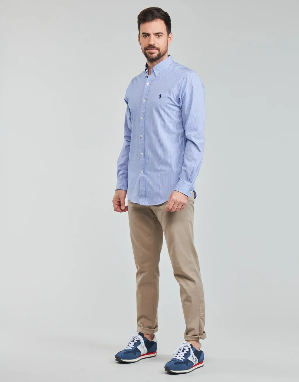 Polo Ralph Lauren Logo Embroidered Striped Shirt