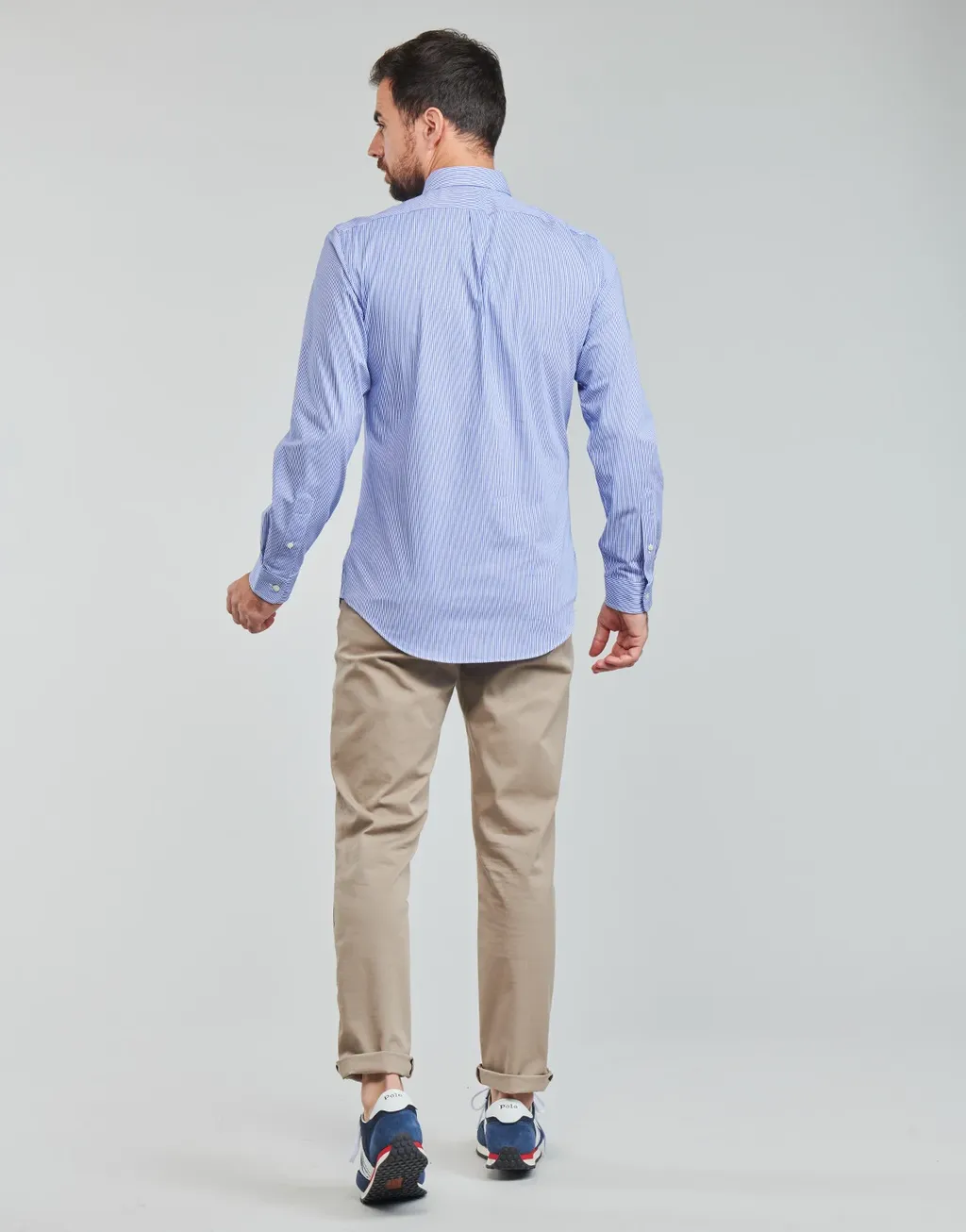 Polo Ralph Lauren Logo Embroidered Striped Shirt