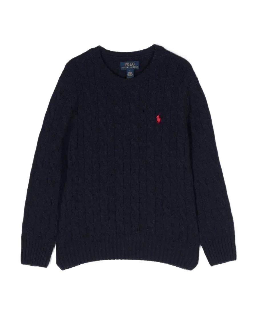 Embroidered Logo Wool-Cashmere Jumper