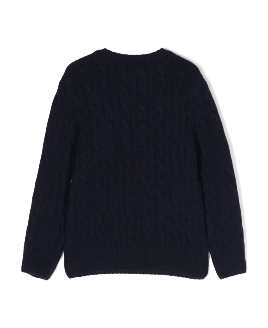 Embroidered Logo Wool-Cashmere Jumper