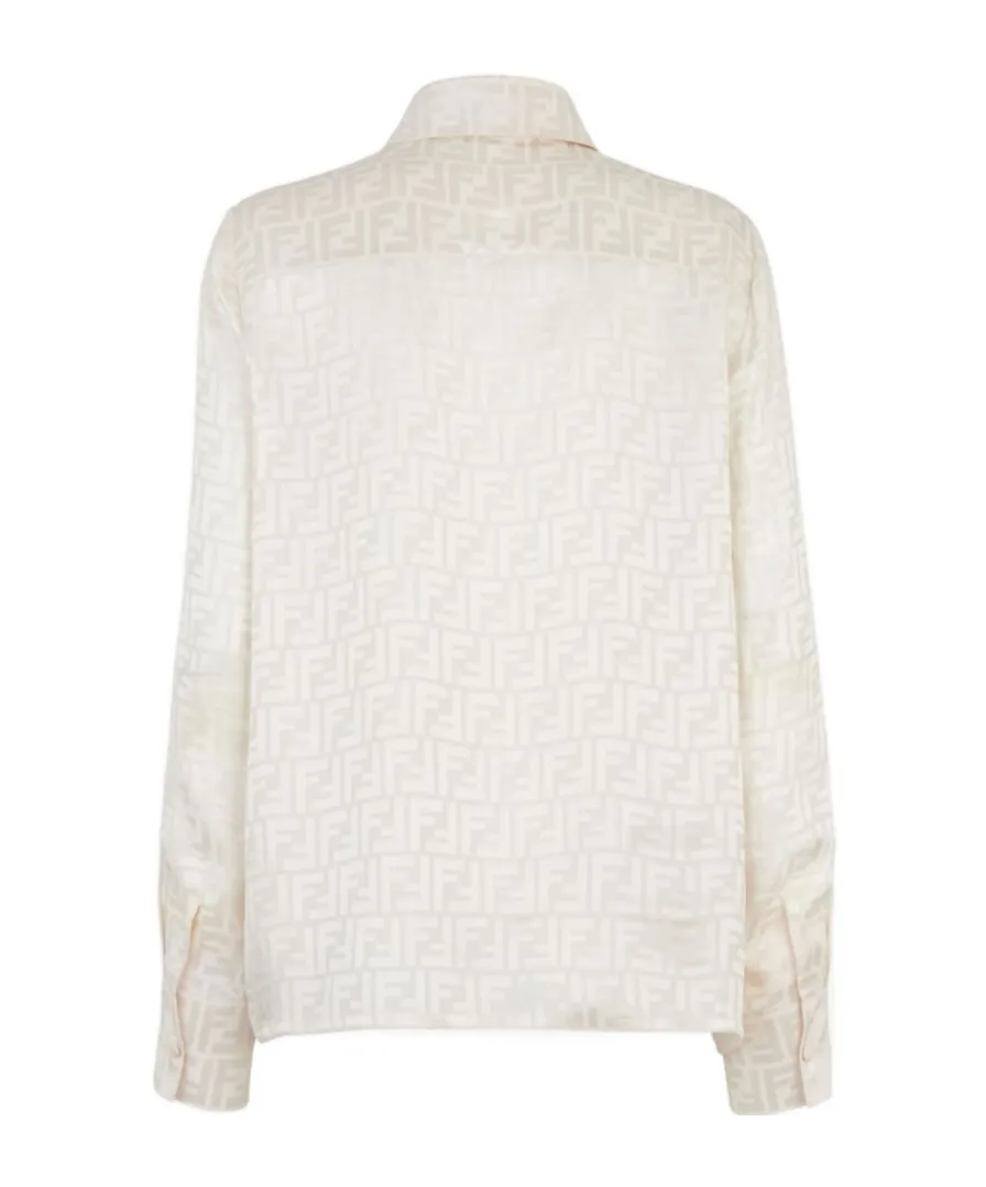 Fendi Ff Motif Long-Sleeved Shirt