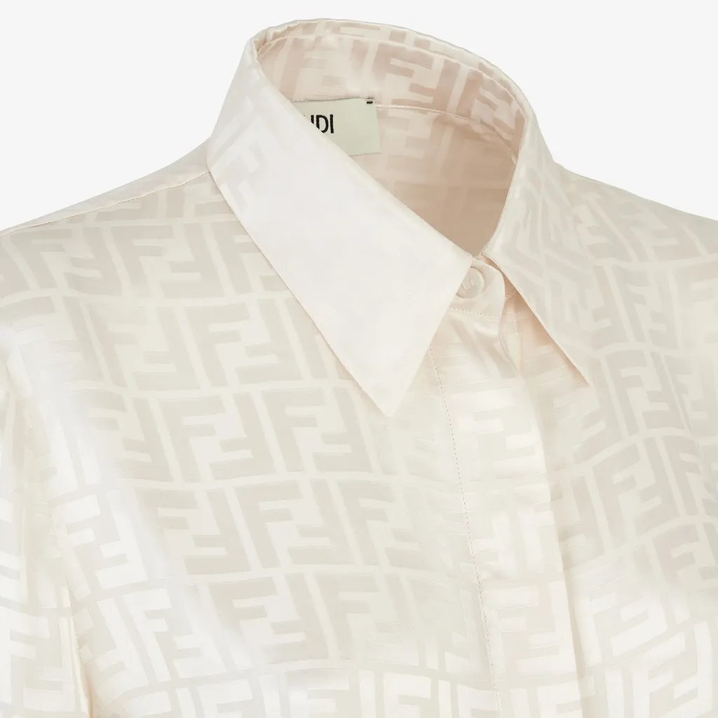Fendi Ff Motif Long-Sleeved Shirt
