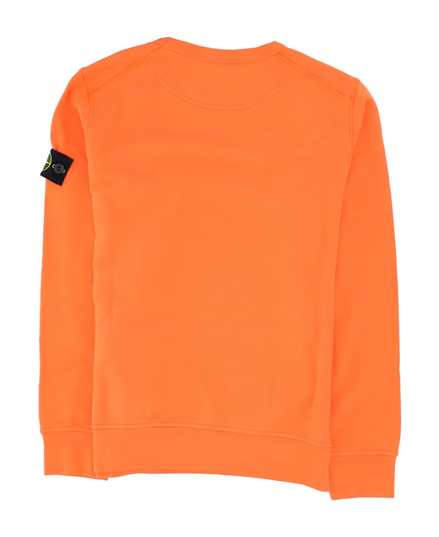 Stone Island Junior Logo Patch Crewneck Sweatshirt