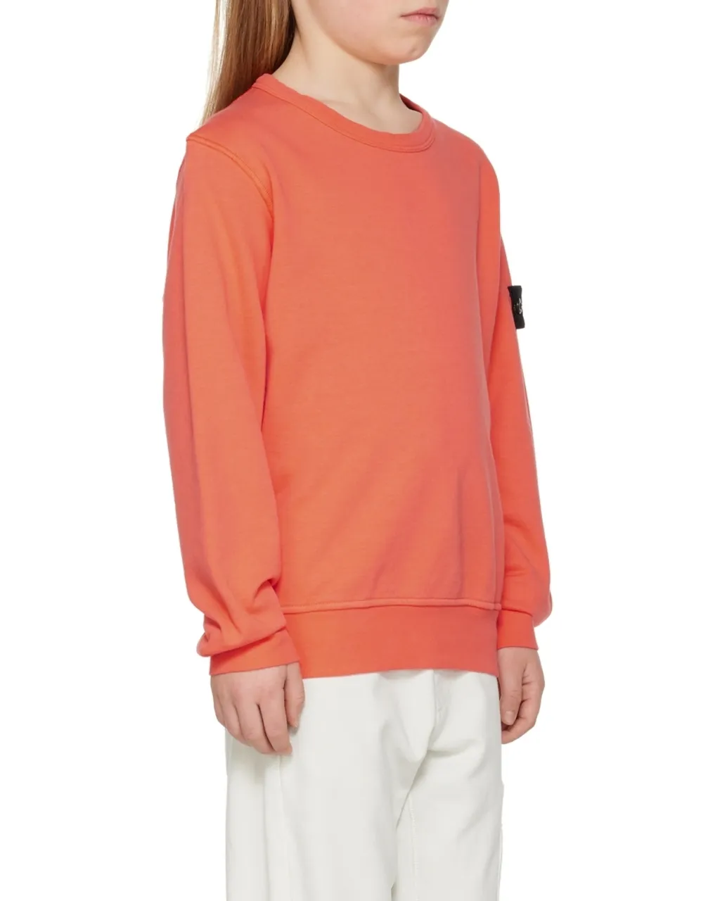 Stone Island Junior Logo Patch Crewneck Sweatshirt