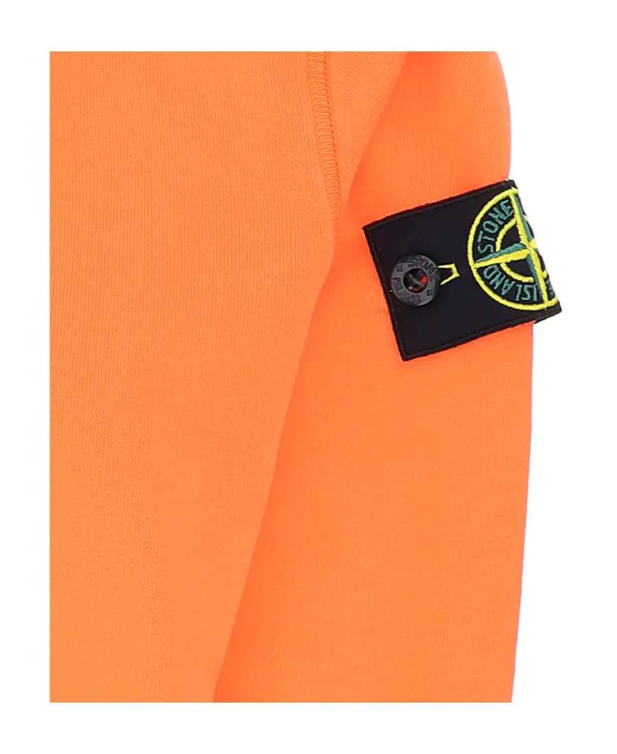 Stone Island Junior Logo Patch Crewneck Sweatshirt