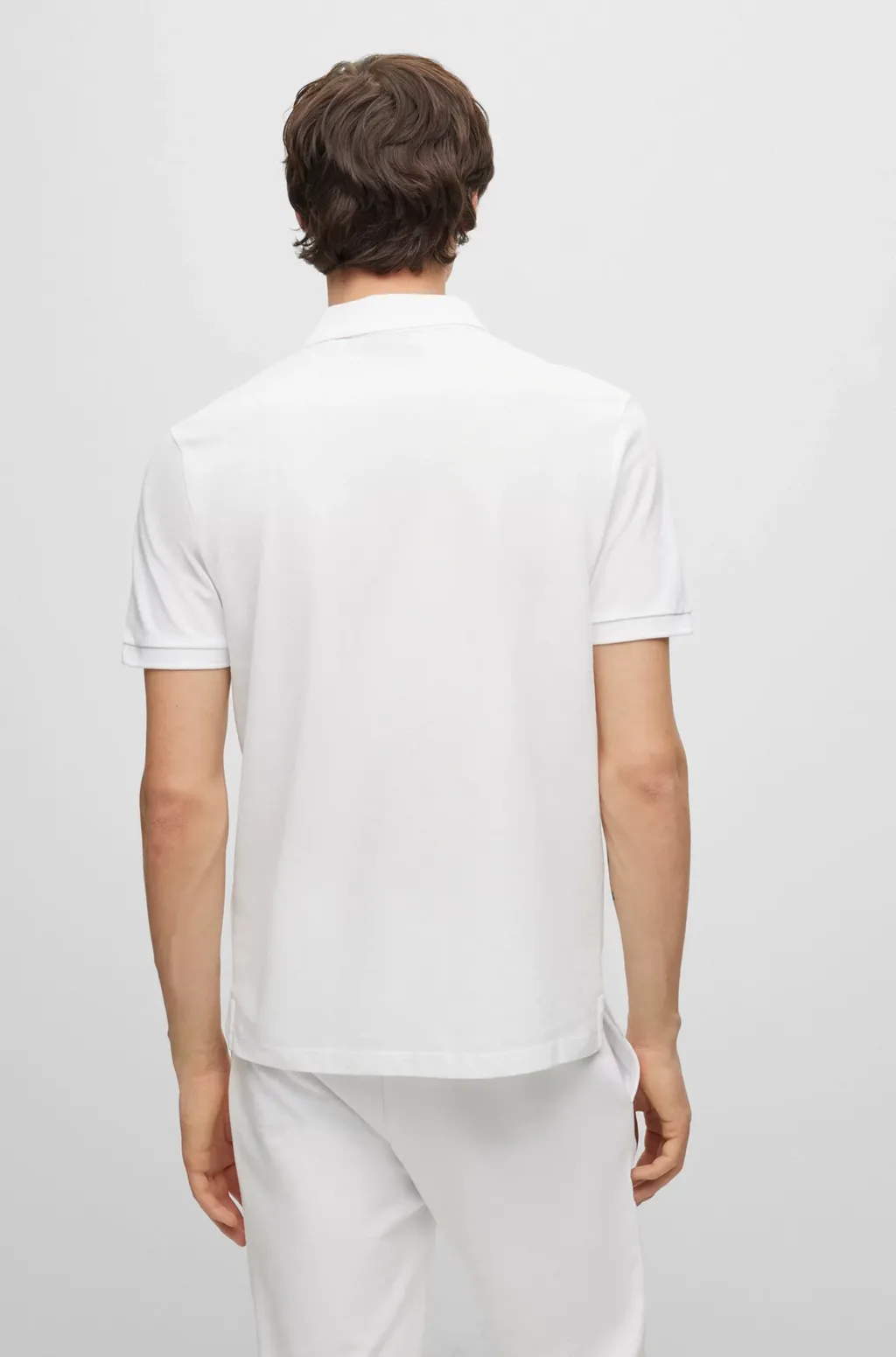 Hugo Boss Logo Printed Short-Sleeved Polo Shirt
