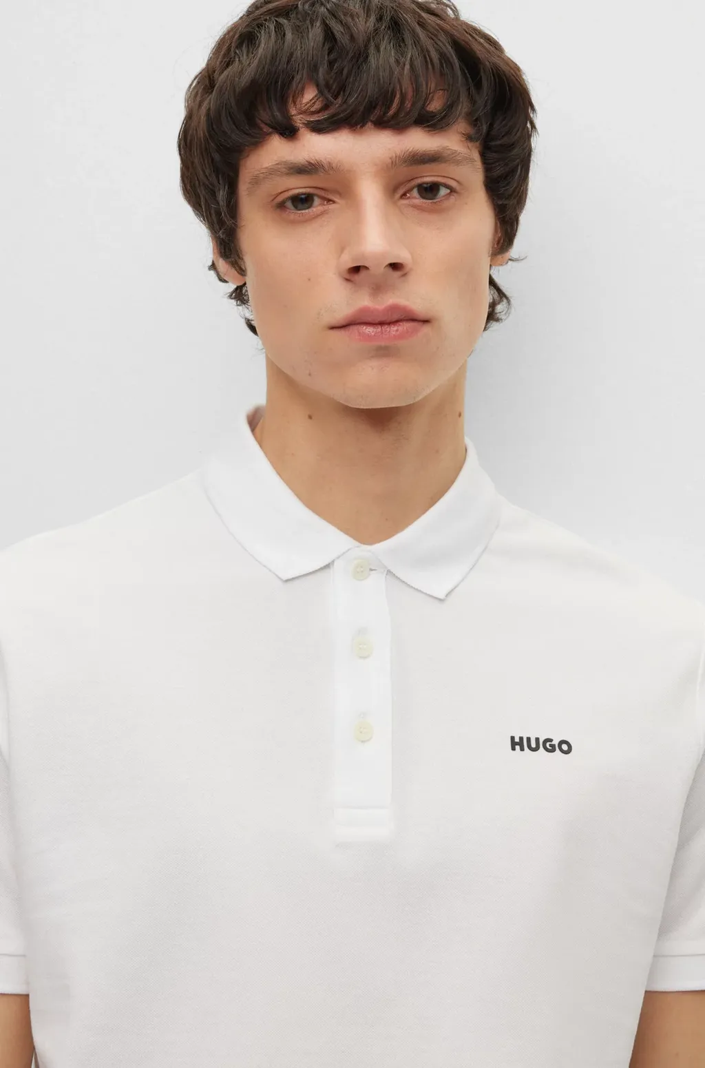 Hugo Boss Logo Printed Short-Sleeved Polo Shirt
