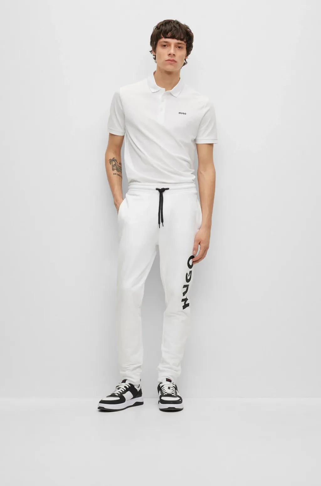 Hugo Boss Logo Printed Short-Sleeved Polo Shirt
