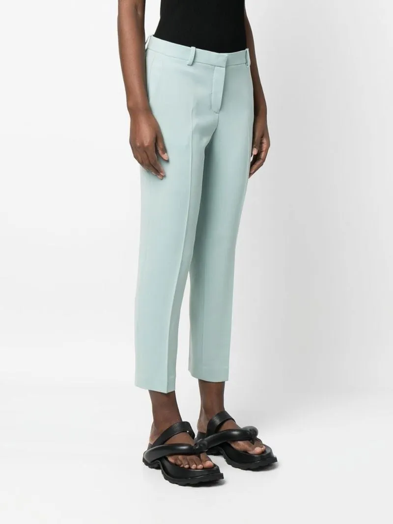Tapered Cropped Trousers