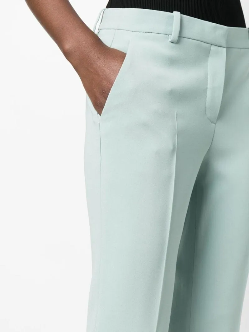 Tapered Cropped Trousers