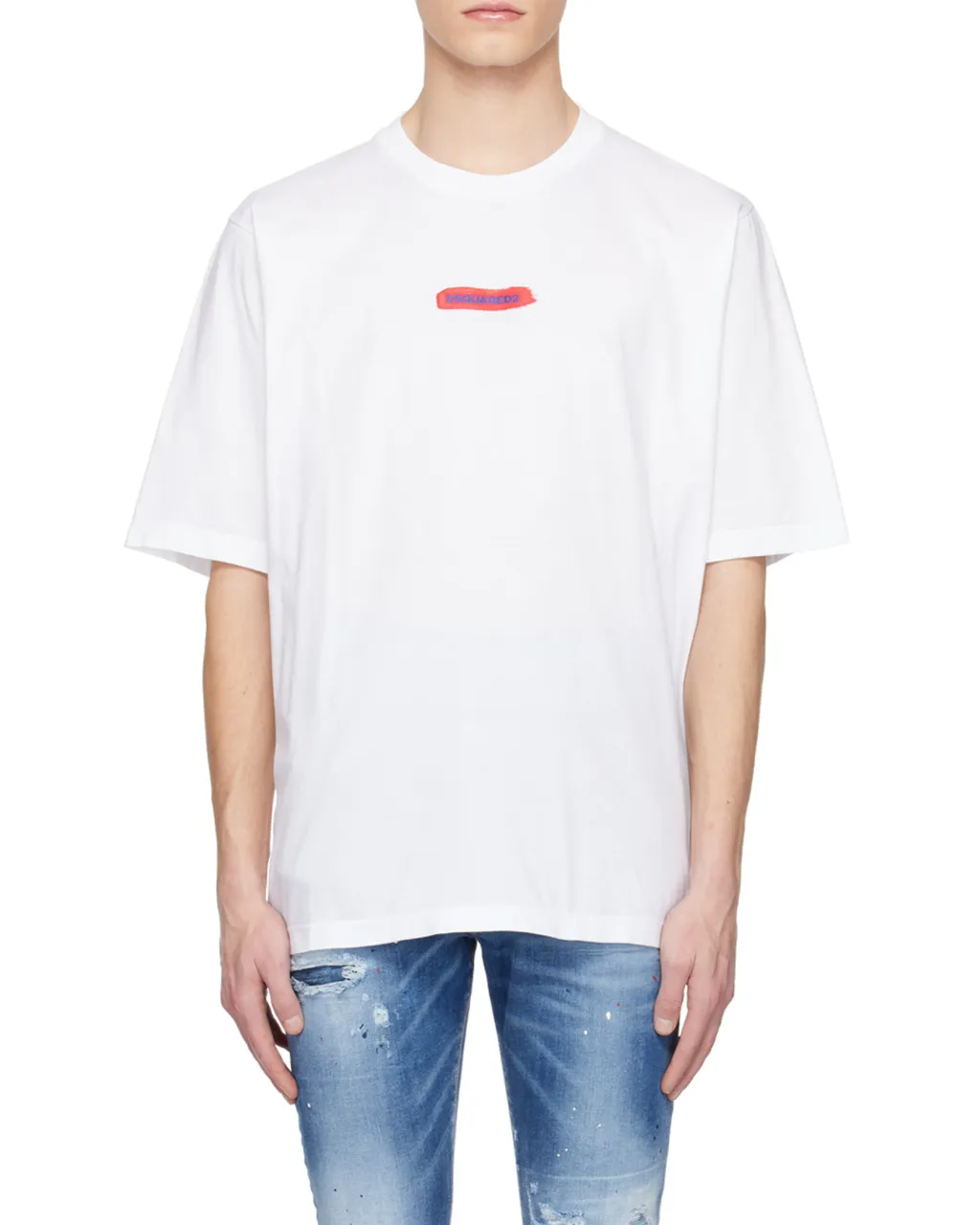 Dsquared2 Logo Printed Crewneck T-Shirt