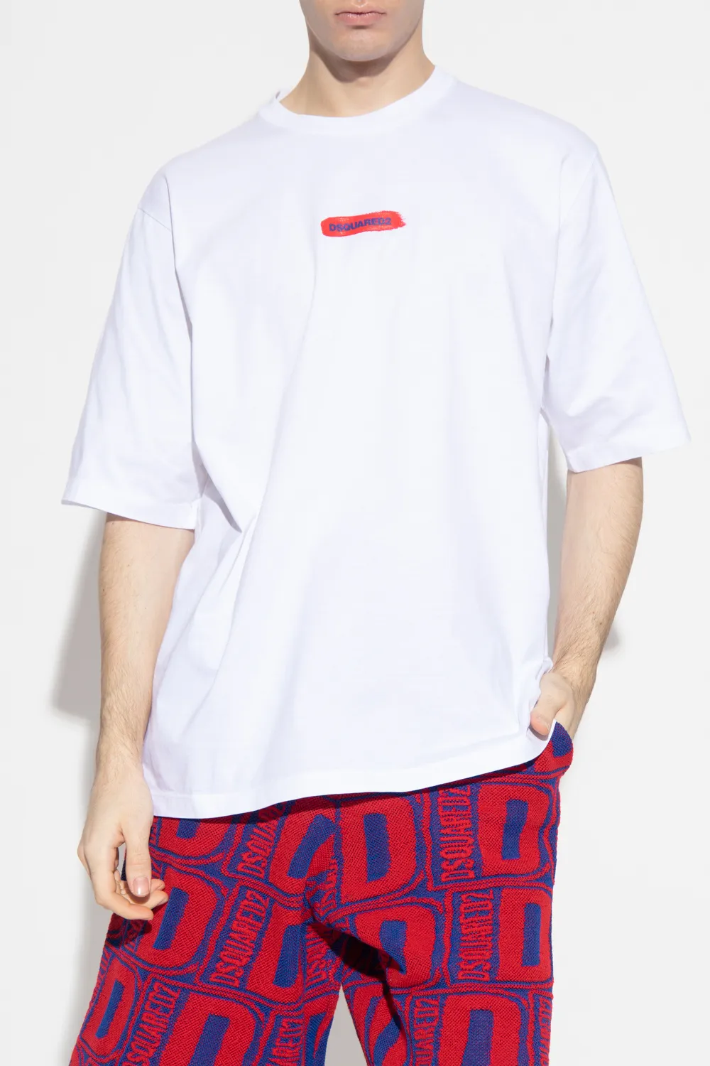 Dsquared2 Logo Printed Crewneck T-Shirt