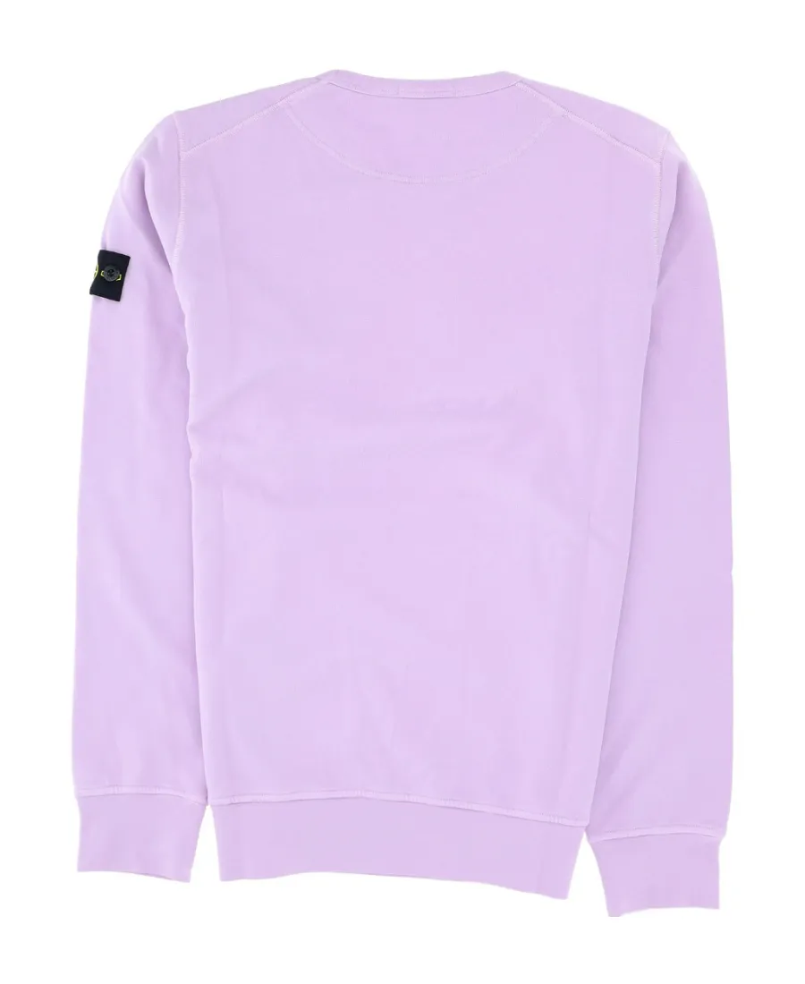 Stone Island Junior Logo Patch Crewneck Sweatshirt