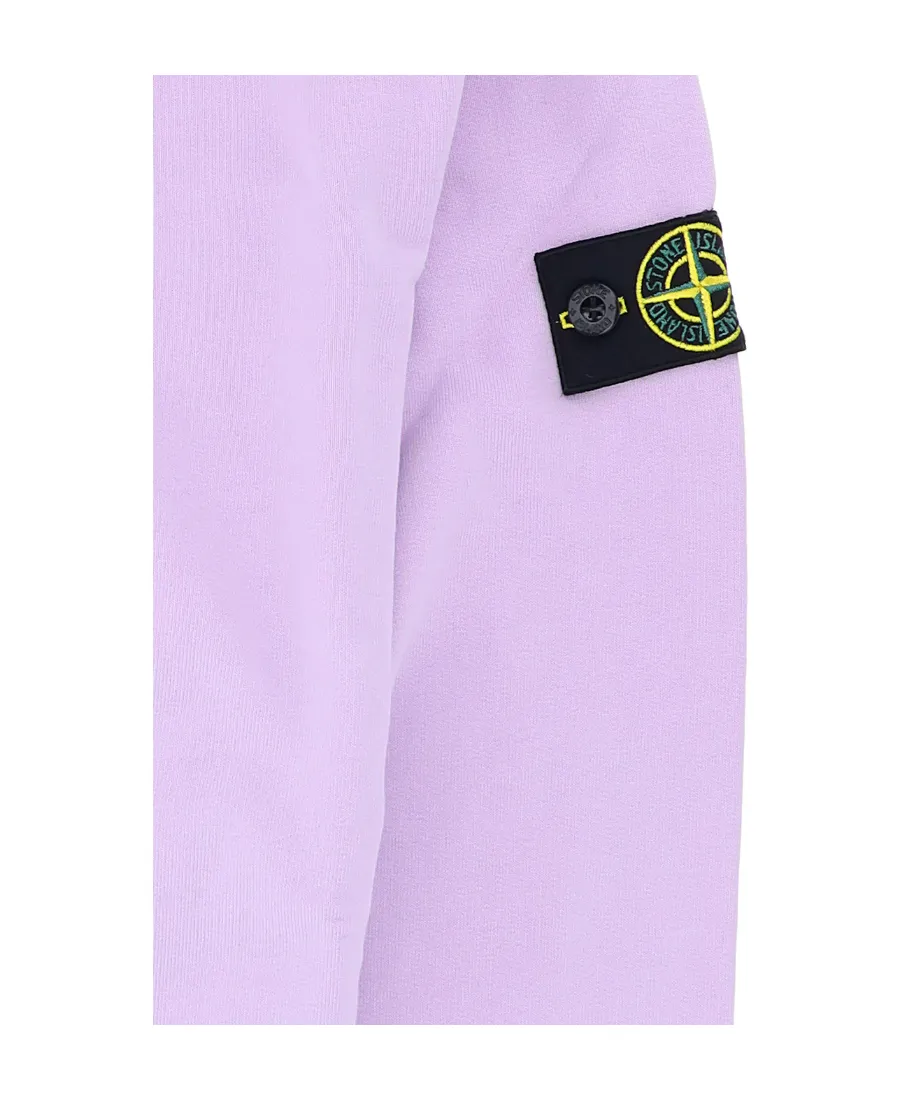 Stone Island Junior Logo Patch Crewneck Sweatshirt