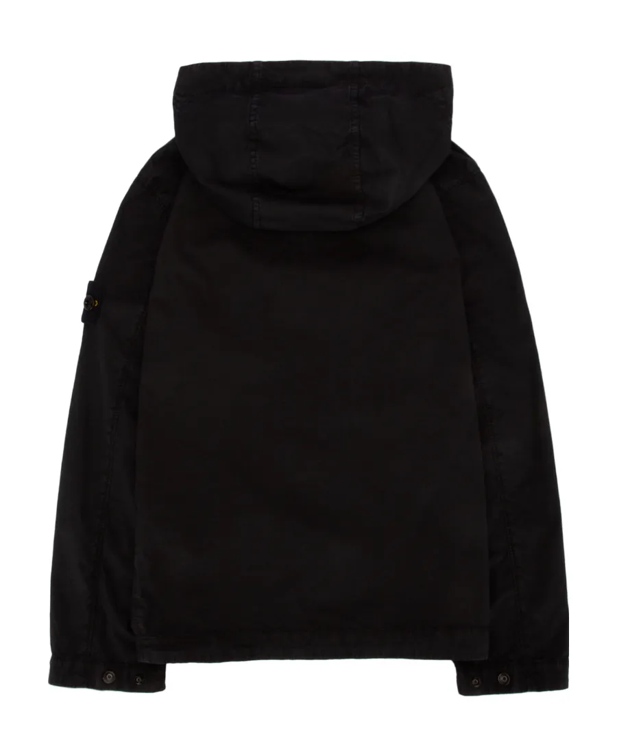 Logo-Patch Hooded Jacket
