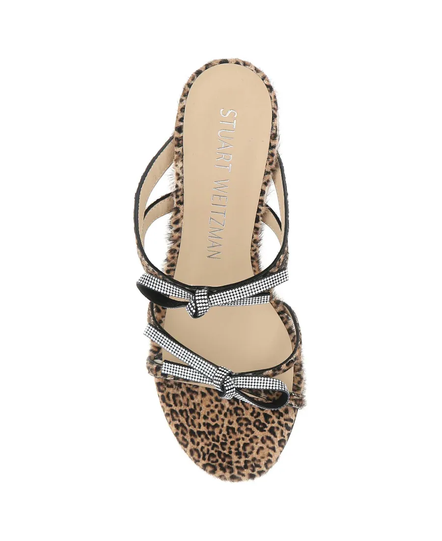 Stuart Weitzman Bow Detailed Slip-On Mules