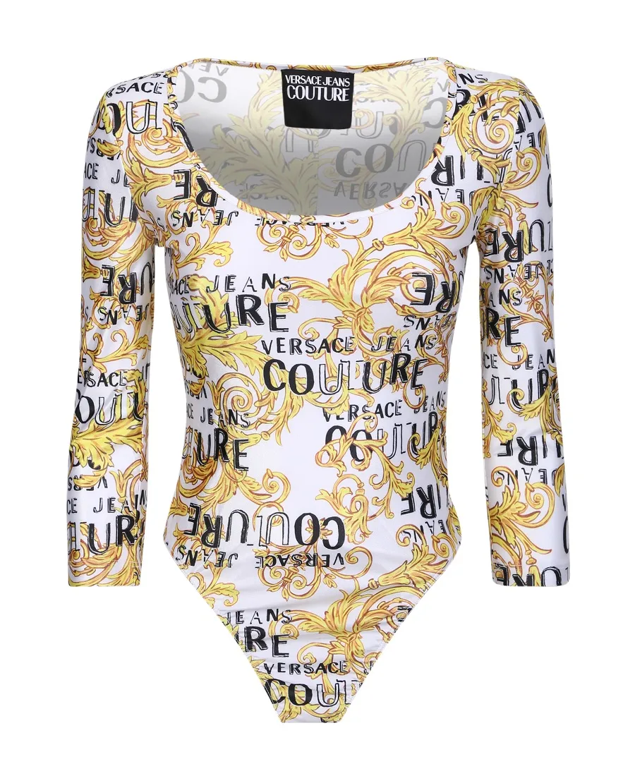 Versace Jeans Couture Baroque-Pattern Printed Top