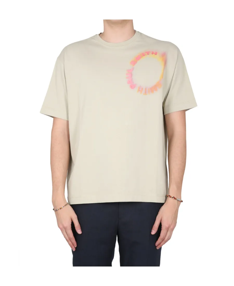 Paul Smith Logo Printed Crewneck T-Shirt