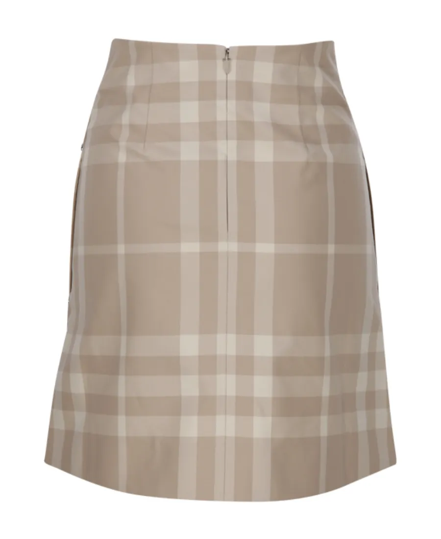 Burberry Check Printed Mini Skirt