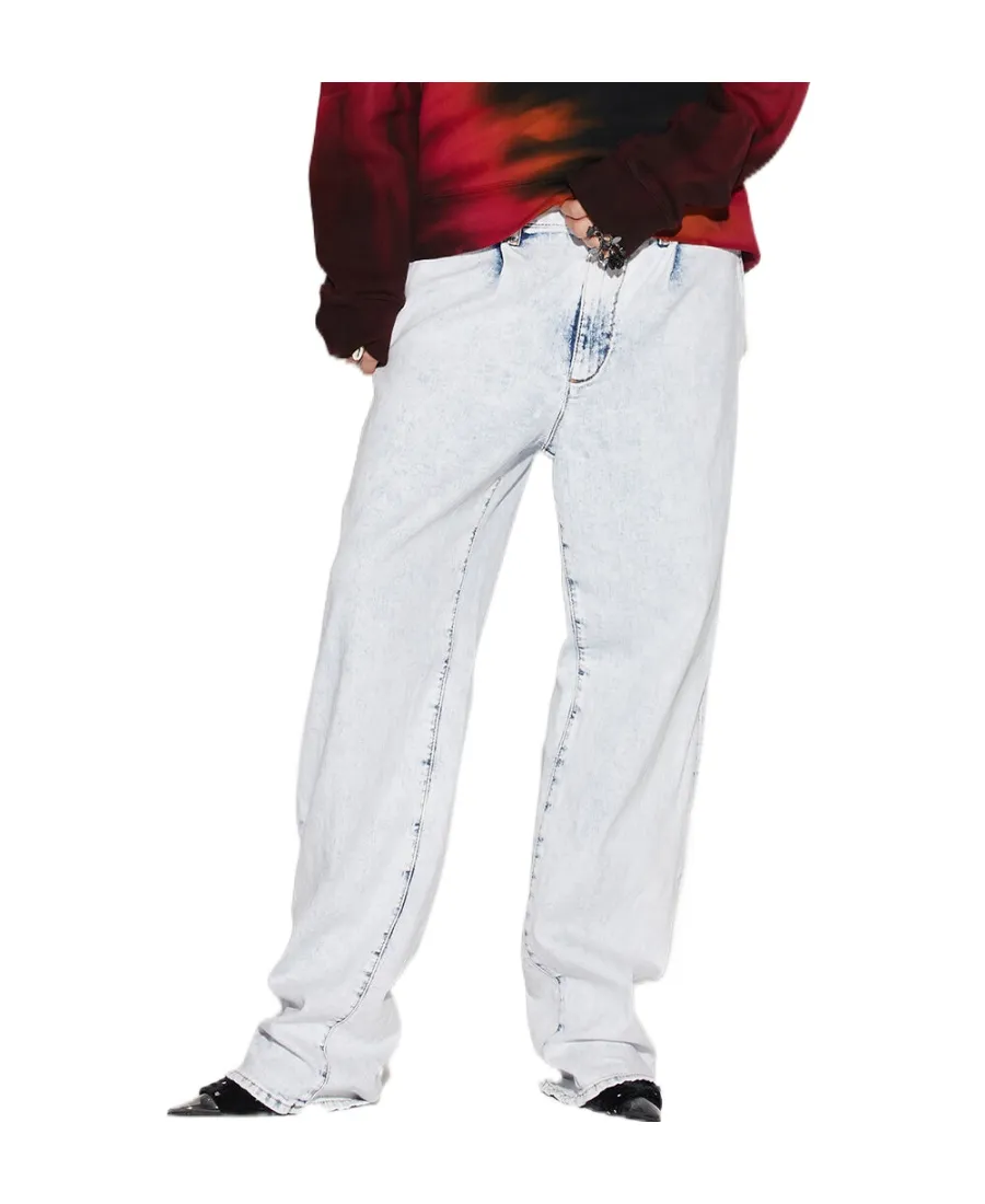 Dsquared2 High Waisted Straight Leg Jeans