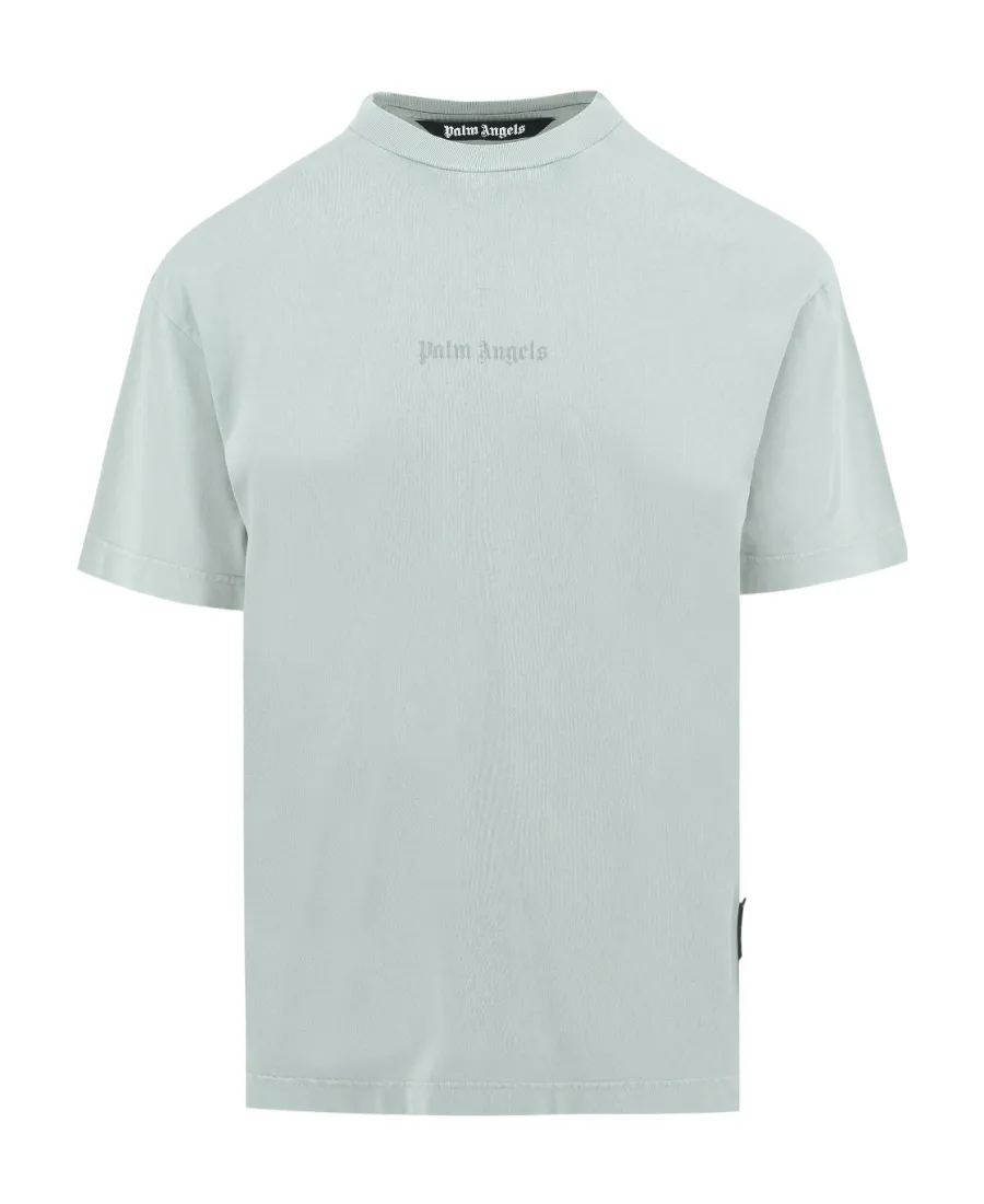 Palm Angels Logo Printed Crewneck T-Shirt