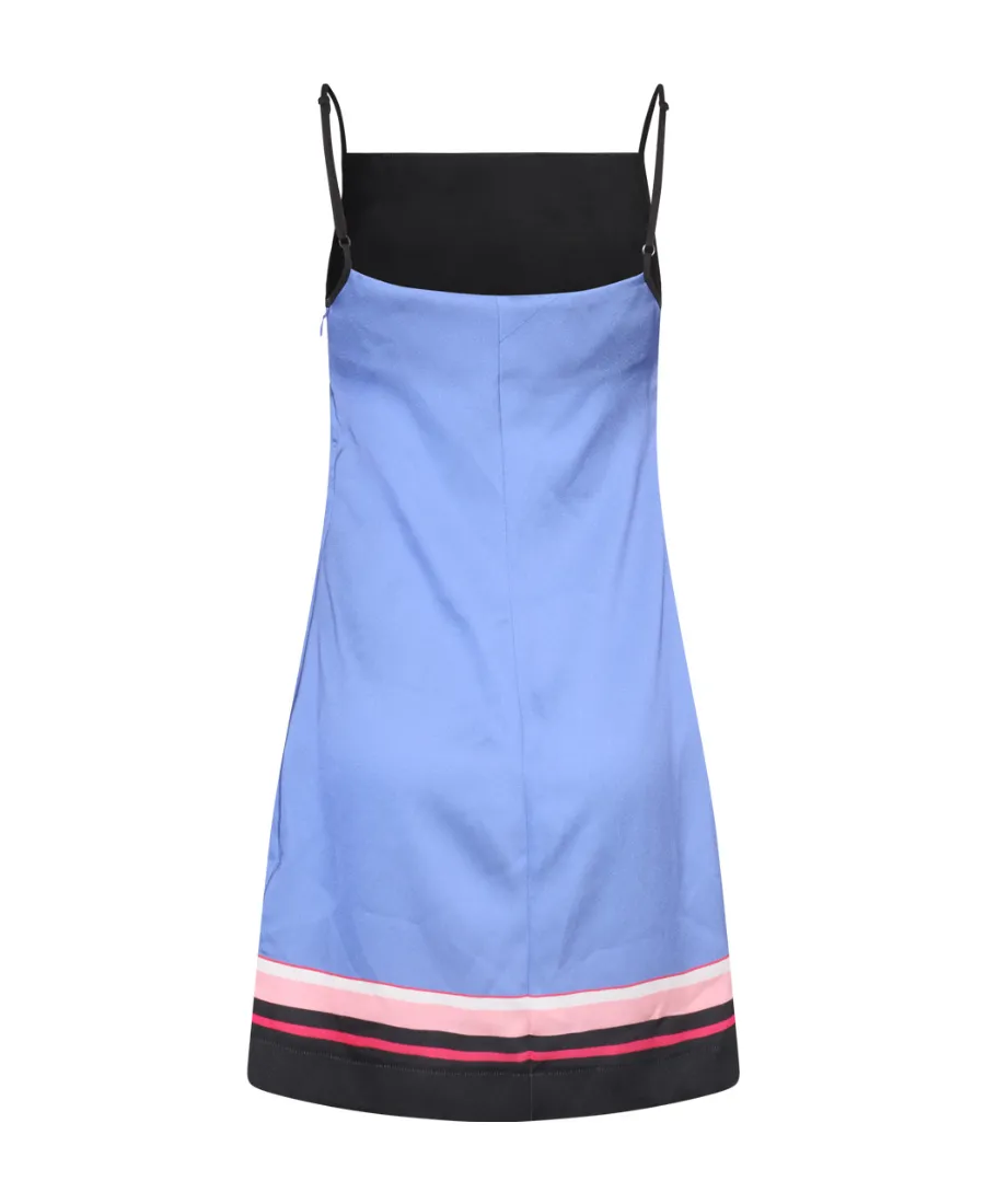 Graphic-Print Sleeveless Mini Dress