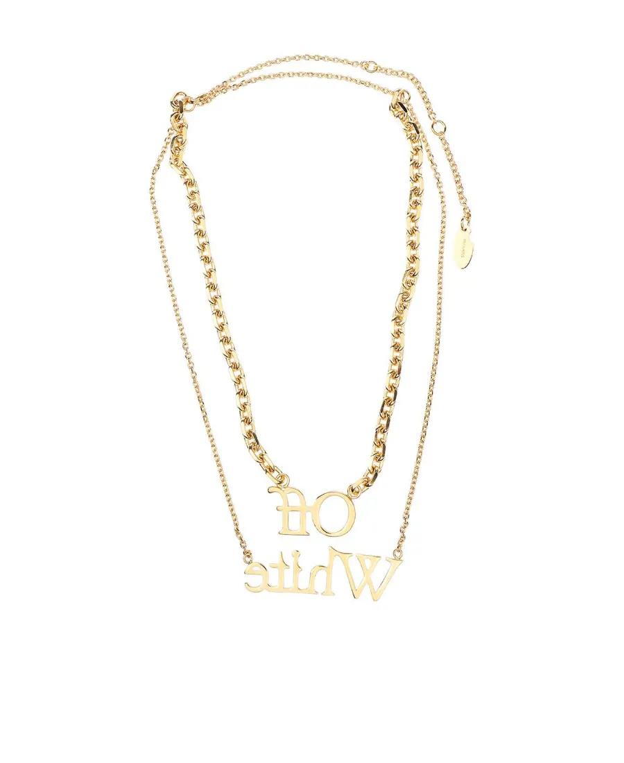 Logo-Pendant Necklace