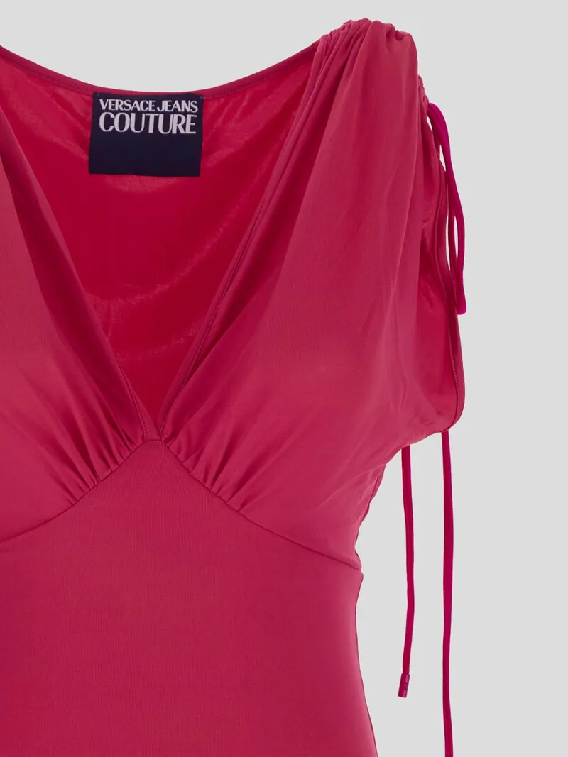 Ruched Sleeveless Minidress