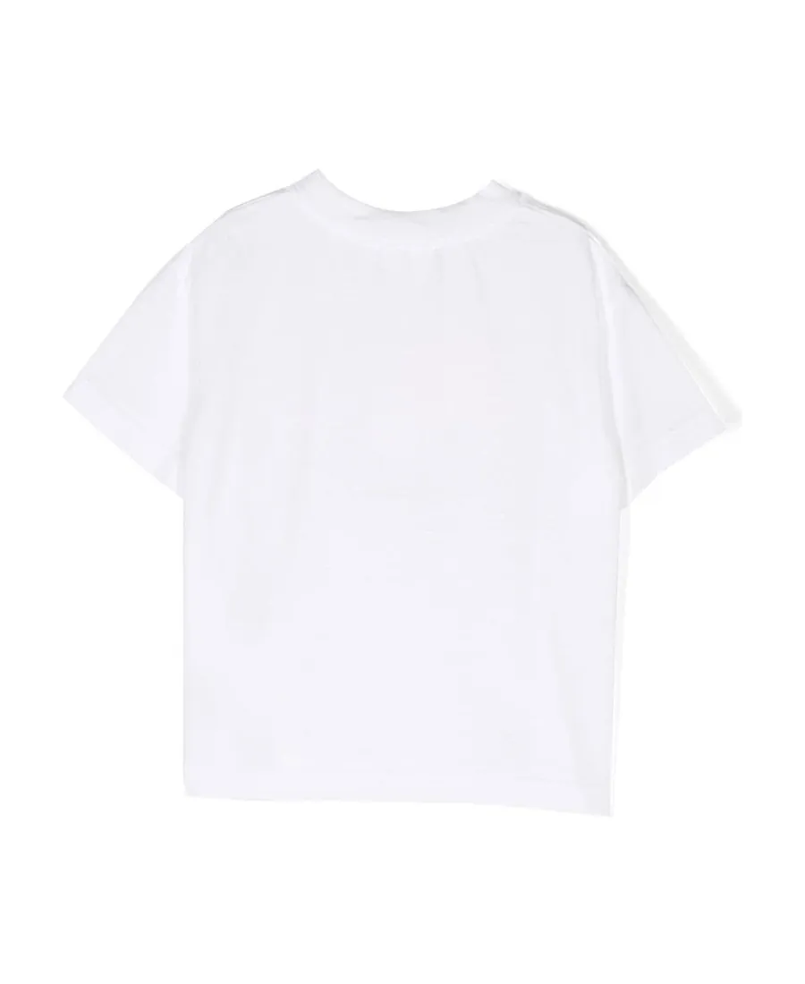 Palm Angels Kids Logo Bear Printed T-Shirt