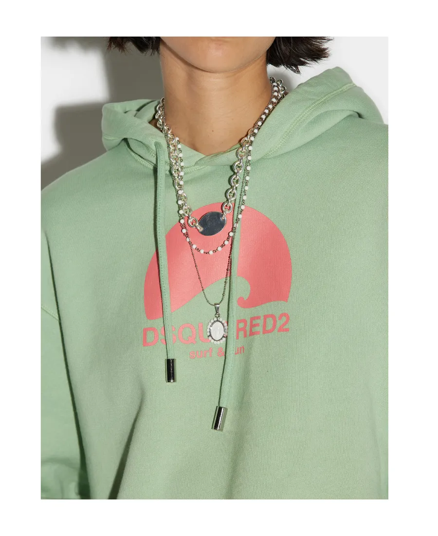 Logo-Print Detail Hoodie