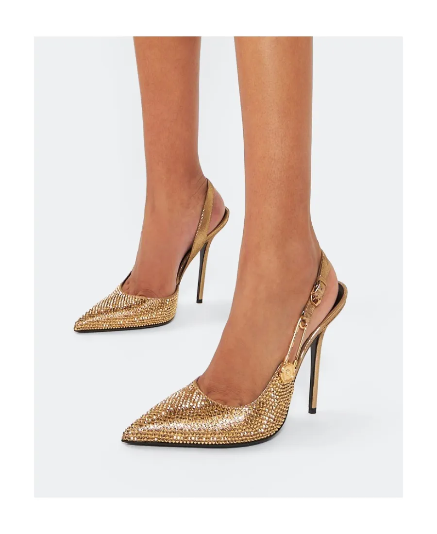 Crystal-Embellished 110Mm Pumps