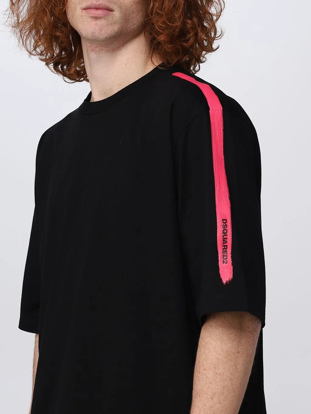 Dsquared2 Side-Stripe Crewneck T-Shirt